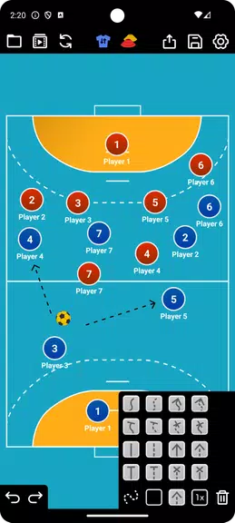 Coach Tactic Board: Handball Screenshot1