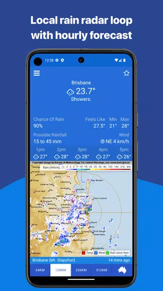 AUS Rain Radar - Weather Bom Screenshot1