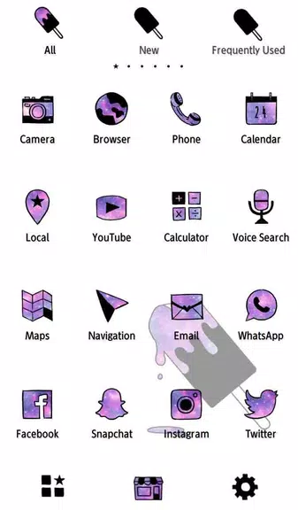 Popsicle Galaxy Theme Screenshot3