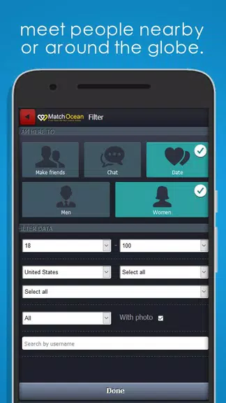 Free Dating App & Flirt Chat - MatchOcean Screenshot3