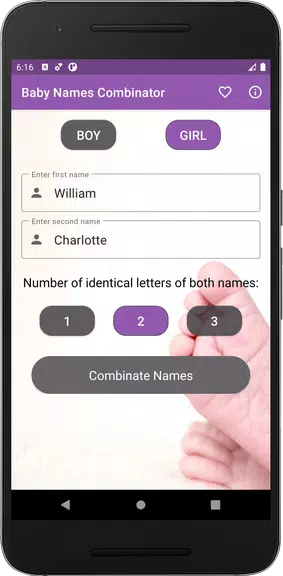 Baby Names Combinator Screenshot1