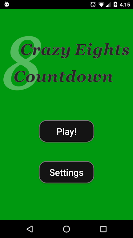 Crazy Eights Countdown Screenshot1