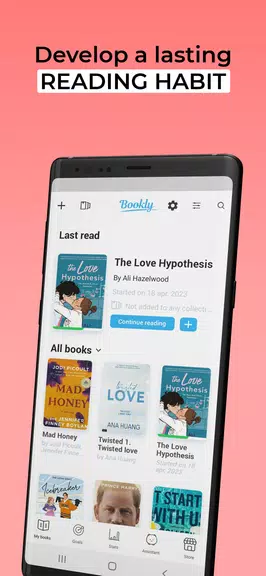 Bookly: Book & Reading Tracker Screenshot1