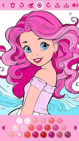 Princess Coloring Book offline Screenshot1