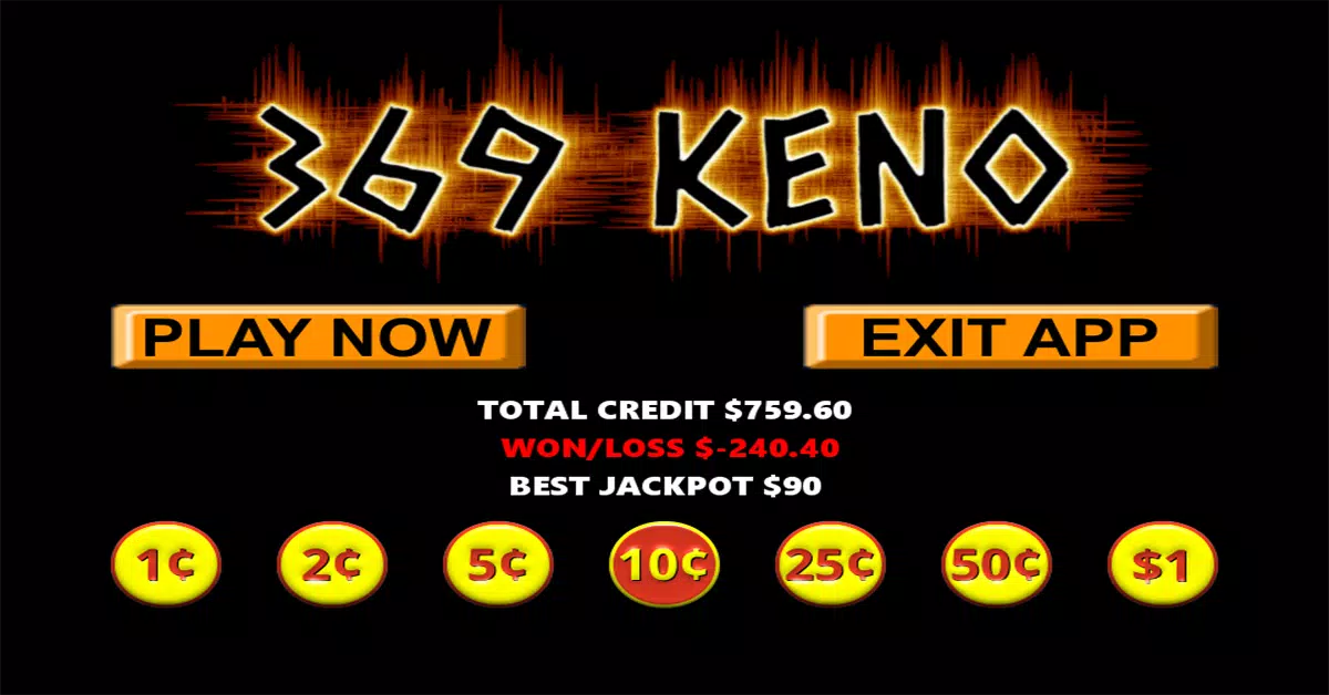 369 Vegas Style Keno Screenshot3