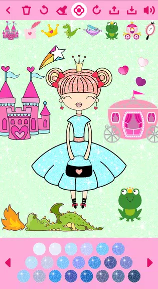 Princess Coloring Book offline Screenshot4