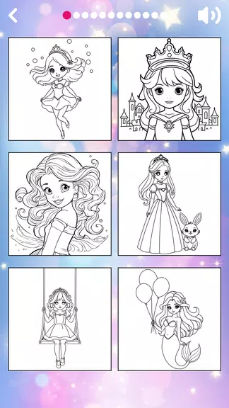 Princess Coloring Book offline Screenshot3