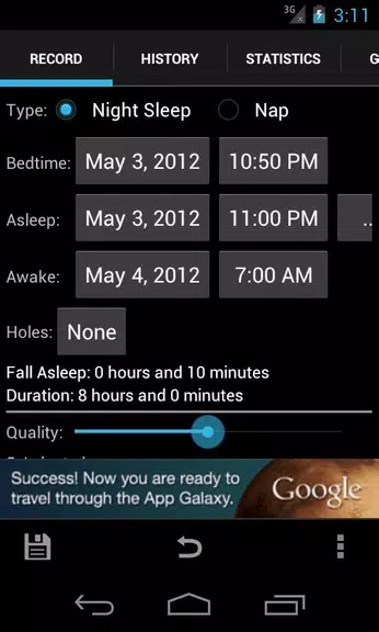 Sleepmeter FE Screenshot1