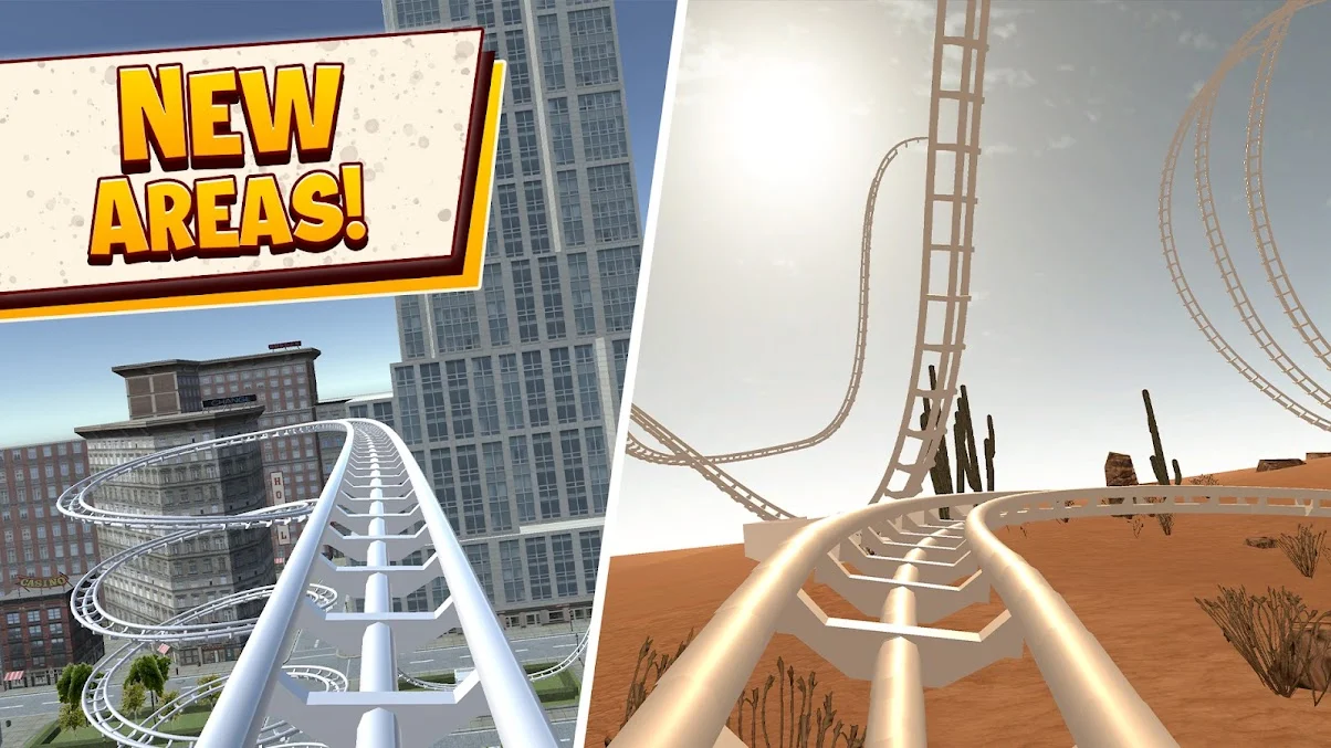 VR Roller Coaster Crazy Rider Screenshot1