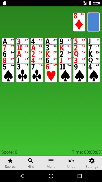 Spider Solitaire Awesome Screenshot1