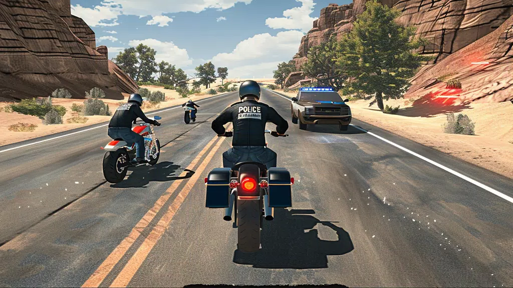 Police Bike Pursuit Highway Screenshot1