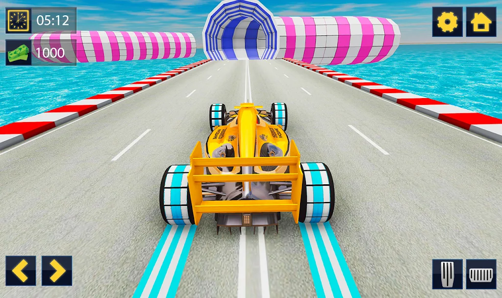 Impossible Formula Car Racing Stunt New Free Games Screenshot1