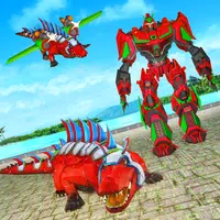 Flying Crocodile Robot Transformation Game APK