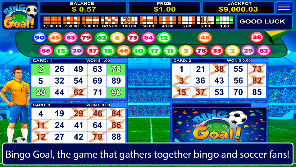 Bingo Goal - Video Bingo Screenshot1