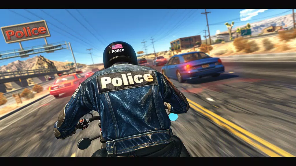 Police Bike Pursuit Highway Screenshot4