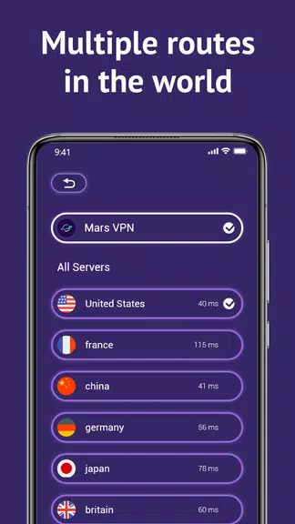 VPN Proxy Super Fast as Mars Screenshot2