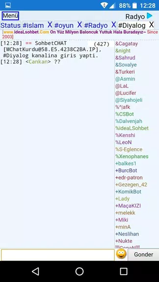 ChatKurdu Mobil Sohbet Screenshot3