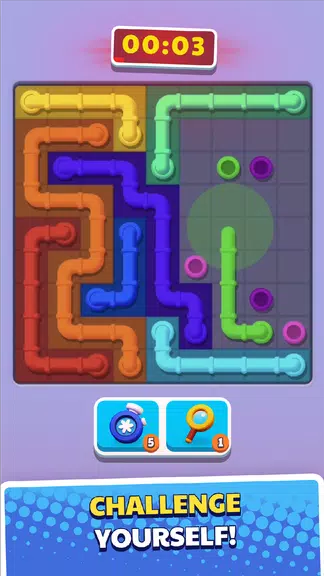 Connect Pipe! Color Line Game Screenshot4