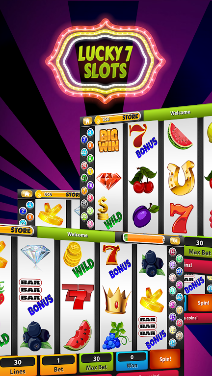 Lucky 7’s Slot Machines Screenshot3