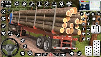 Log Transporter Truck Driving Screenshot2