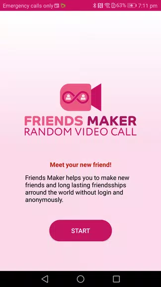 Friends Maker - Random Video Call Screenshot1