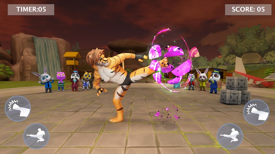 Kung Fu Animal: Fighting Games Screenshot4