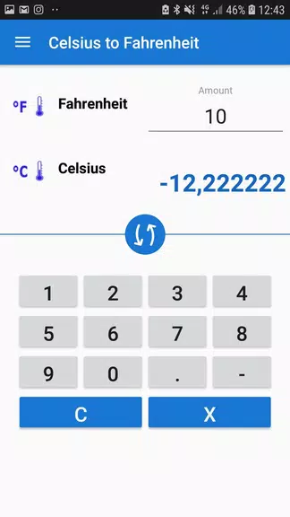 Celsius to Fahrenheit Convert Screenshot2