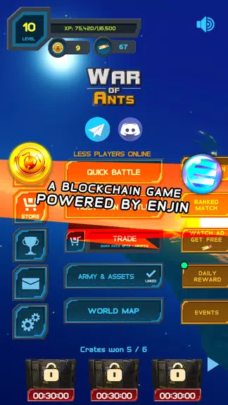 War of Ants - Blockchain Game Screenshot1