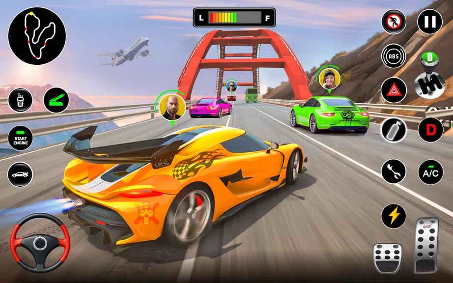 Racing in Highway Car 3D Games Screenshot2