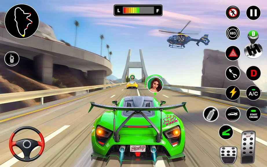 Racing in Highway Car 3D Games Screenshot1