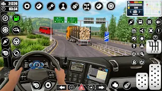 Log Transporter Truck Driving Screenshot5