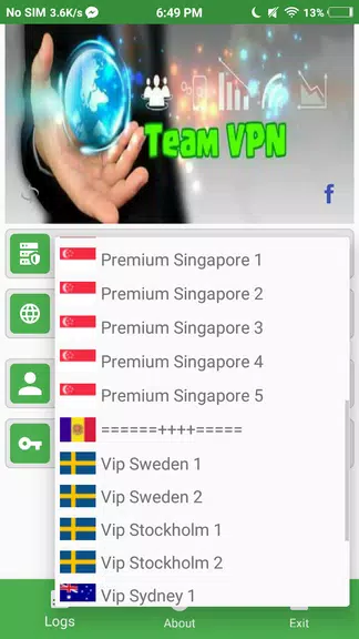 TeamVPN Screenshot2