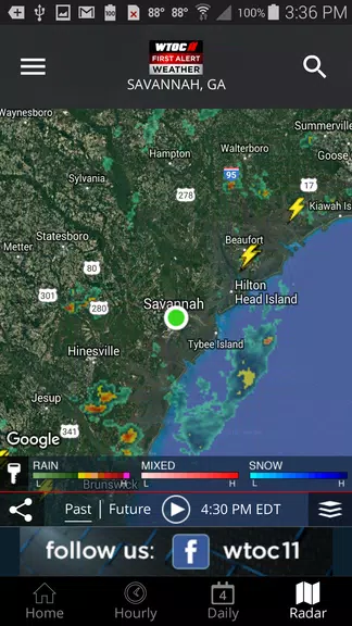 WTOC First Alert Radar Screenshot3