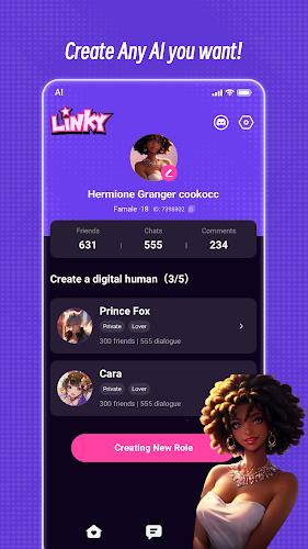 Linky: Chat with Characters AI Screenshot7