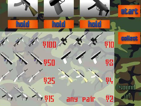 Guns of War Slot Machine Screenshot2