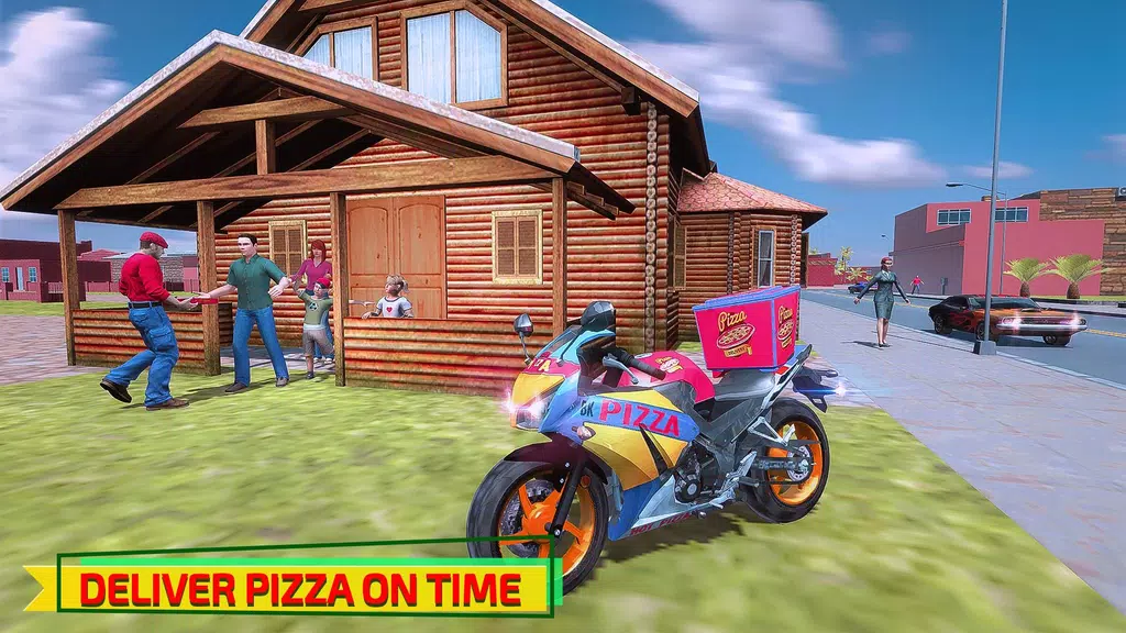 Hot Pizza Delivery Bike Boy Screenshot3