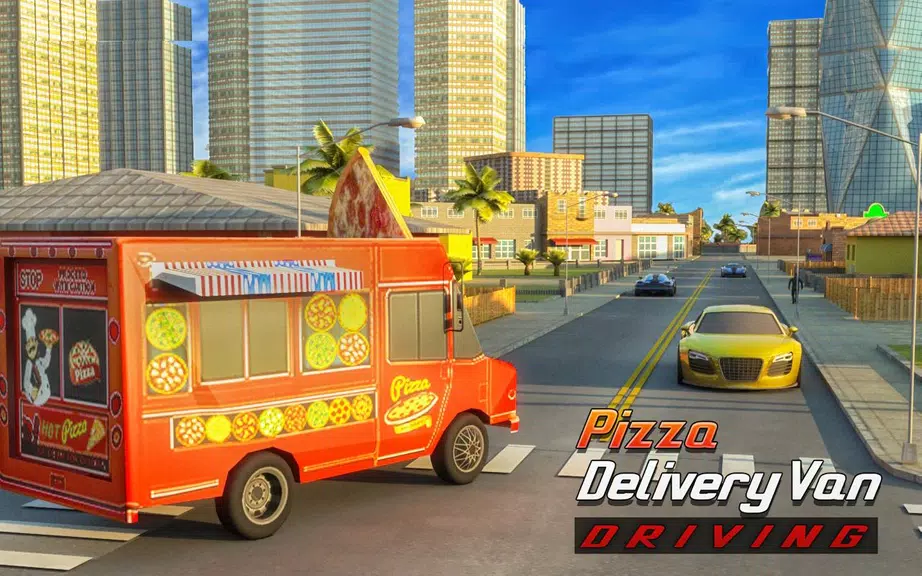 Pizza Delivery Van Driving Simulator Screenshot1