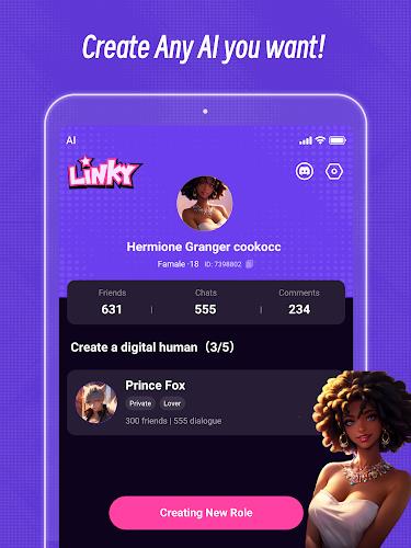 Linky: Chat with Characters AI Screenshot13