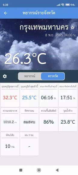 Thai Weather Screenshot4