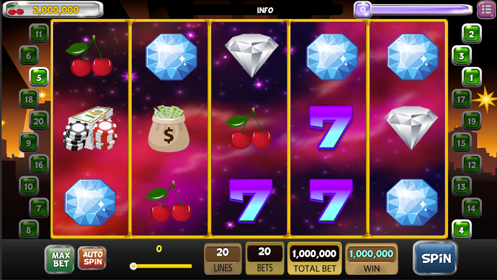 Classic Wild Vegas Slot Machine 777 Screenshot3