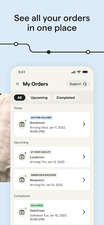 Veho - Manage your deliveries Screenshot2