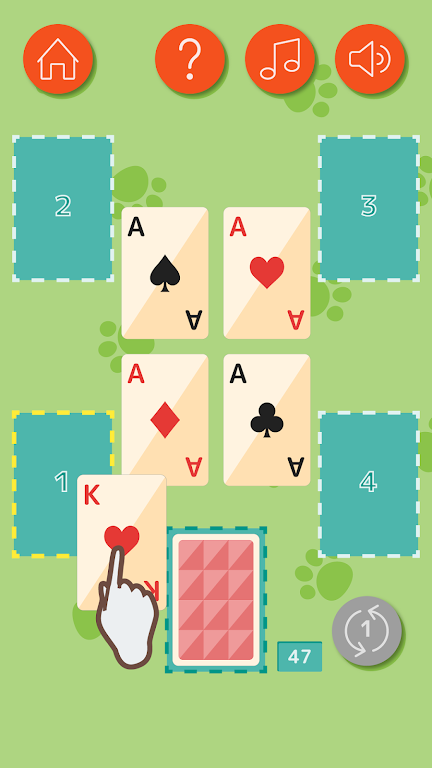 Kitty In The Corner - Free Solitaire Card Game - Screenshot1