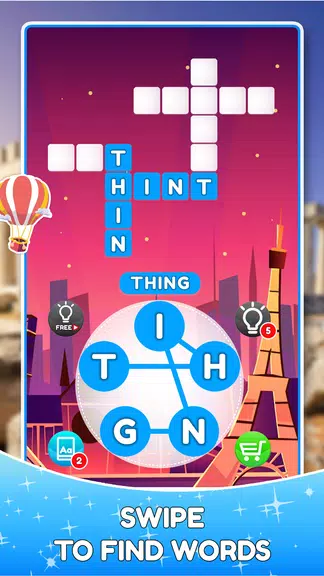 Word Travels Crossword Puzzle Screenshot1