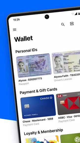 Folio: Digital Wallet App Screenshot1