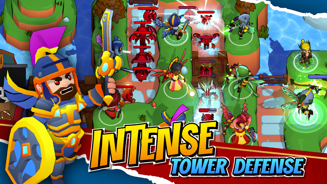 Idle Hero TD Tower Defense RPG Screenshot1