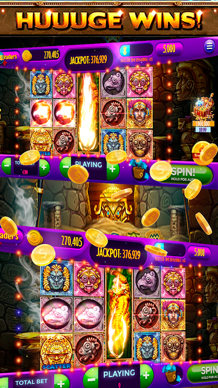 Slots! Azetc Gold Treasures Vegas Slot machines Screenshot3