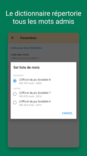 Verificateur Mots SCRABBLE Screenshot2