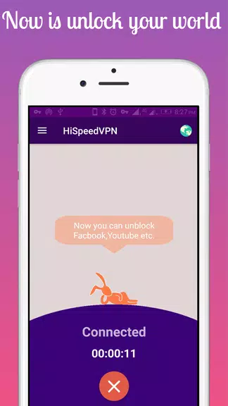 Hi-SpeedVPN Faster Server Free VPN Unlimited Screenshot4