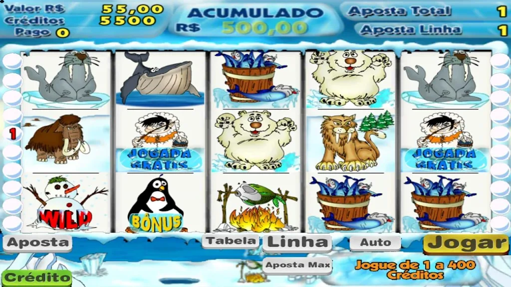 Era do Gelo Slots Caça Níquel Screenshot1