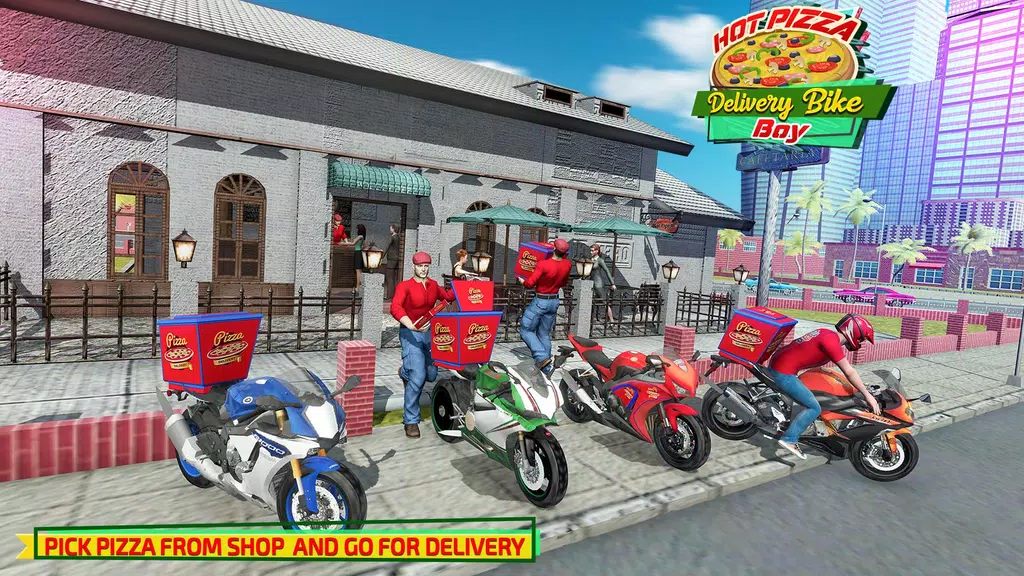 Hot Pizza Delivery Bike Boy Screenshot4